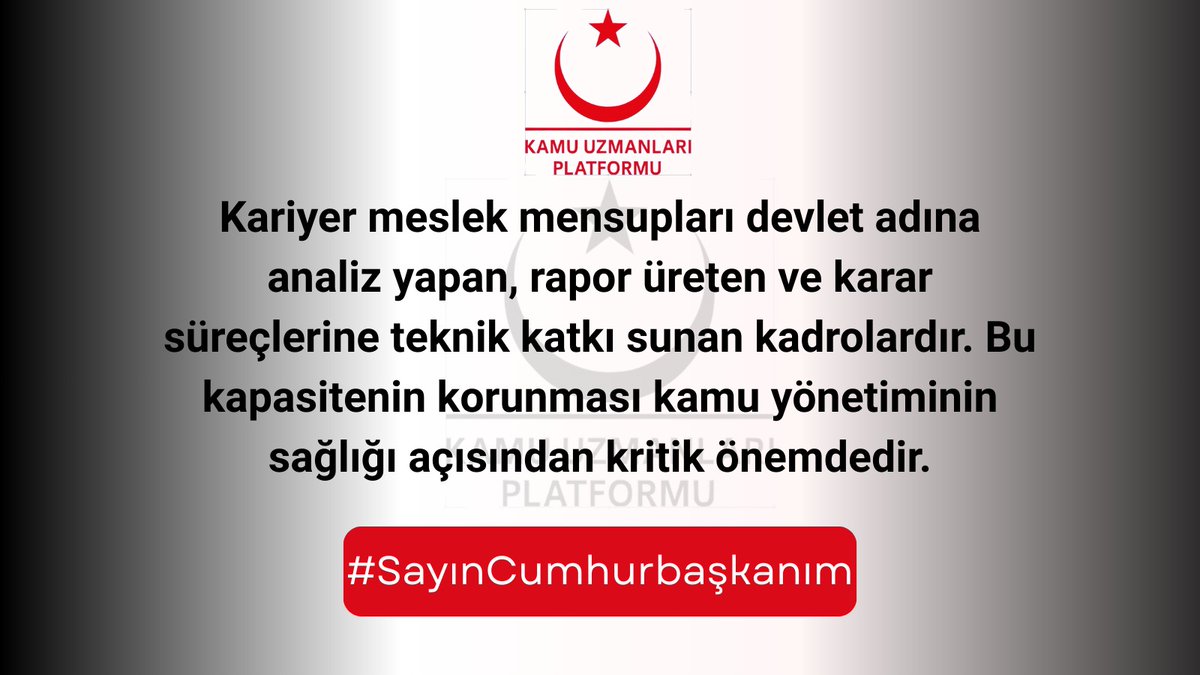 #SayınCumhurbaşkanım