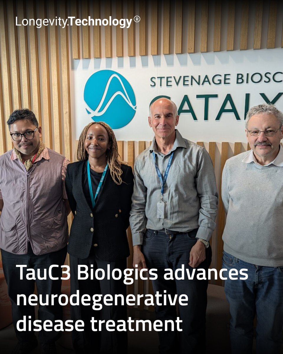 LongevityTech's tweet photo. With new investor backing, the company prepares a £25m Series A to move its lead tauC3 antibody into human trials.
https://t.co/E43G2H76SO
#Neurodegeneration #TauProtein #Biotech #FrontotemporalDementia #BrainTherapy #longevity #TauC3 #Innovation #ClinicalResearch https://t.co/VImGKjHnd8