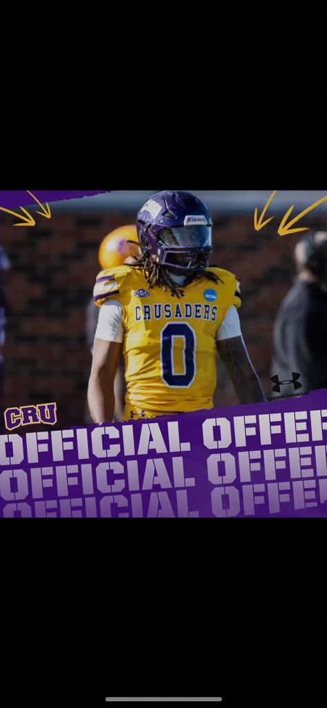 ColtonBichard12's tweet image. After a good talk with @KeithStiffle I’m blessed to receive another offer to play football at @CruFootball. 

#AGTG 

@LibertyFB_LCP @LibertyRecruits @Nick15Gerb @JoeSexton34 @CoachTolly @BarryNewton18