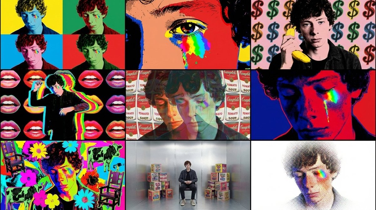 Pop Art Meets Music: A Visual Symphony
