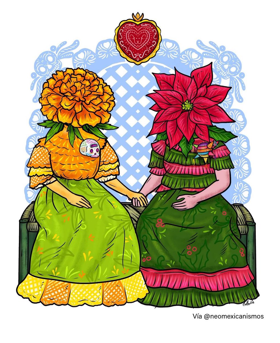 NeoMexicanismos's tweet image. Cuando una flor se va, otra llega para sostener el corazón ❤️🧡 :::: #neomexicanismos