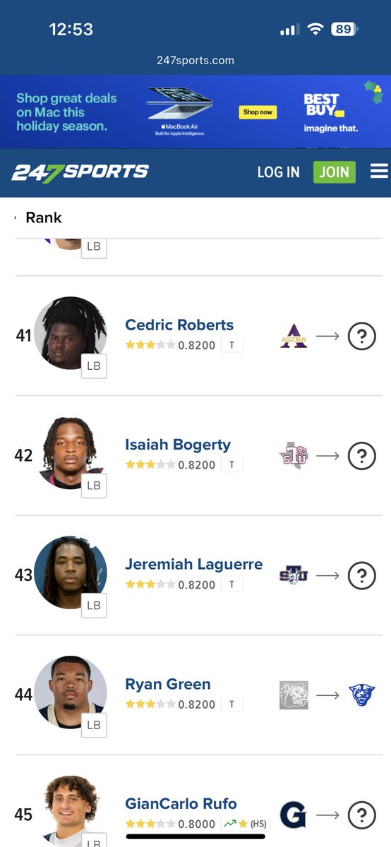 JeremiahLague11's tweet image. Blessed to be a 3🌟 in the portal. #wakeup