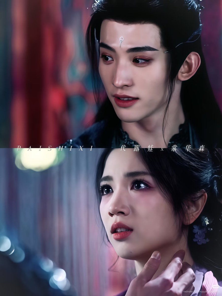 kohanasaku's tweet image. If hand-neck chemistry were a thing, they'd have that too #Lingzhao #MoonlightMystique #DaiLuwa #ChangHuasen