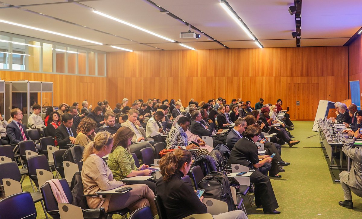 RwandaEmergency's tweet image. On Day 3 of the Global #RefugeeForum in Geneva, PS @NgogaAristarque spoke on the panel “National Leadership for Advancing Sustainable Responses.” He showcased Rwanda’s experience and commitment to sustainable, government-led refugee responses that go beyond emergency assistance…
