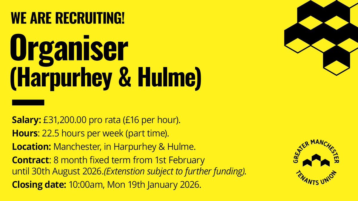 Greater Manchester Tenants Union tweet media