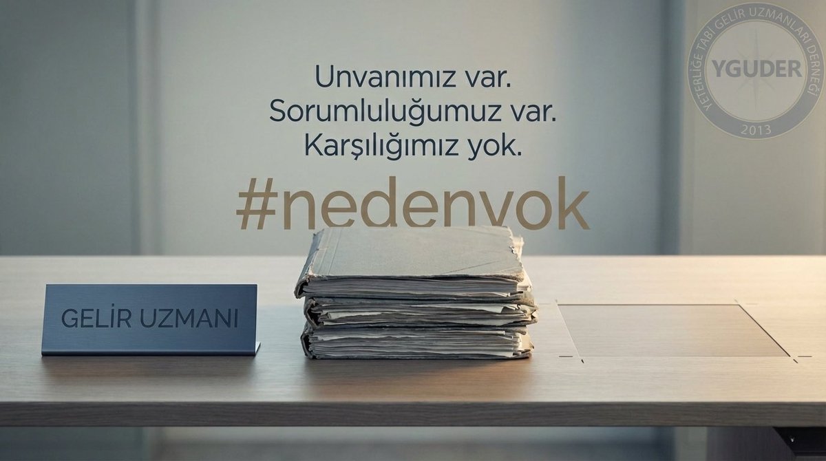 Kayıt dışı ekonomiyle mücadeleden vergi tahsilatına kadar pek çok kritik alanda görev üstlenen Gelir Uzmanları,  aynı zamanda kamu hizmetini sırtlayan kariyer meslek mensuplarıdır. 

#nedenyok

<a href="/RTErdogan/">Recep Tayyip Erdoğan</a> <a href="/_cevdetyilmaz/">Cevdet Yılmaz</a> <a href="/mustafaelitas/">Mustafa Elitaş</a> <a href="/avabdullahguler/">Abdullah Güler</a> <a href="/memetsimsek/">Mehmet Simsek</a> <a href="/mehmedmus/">Dr. Mehmet Muş</a>