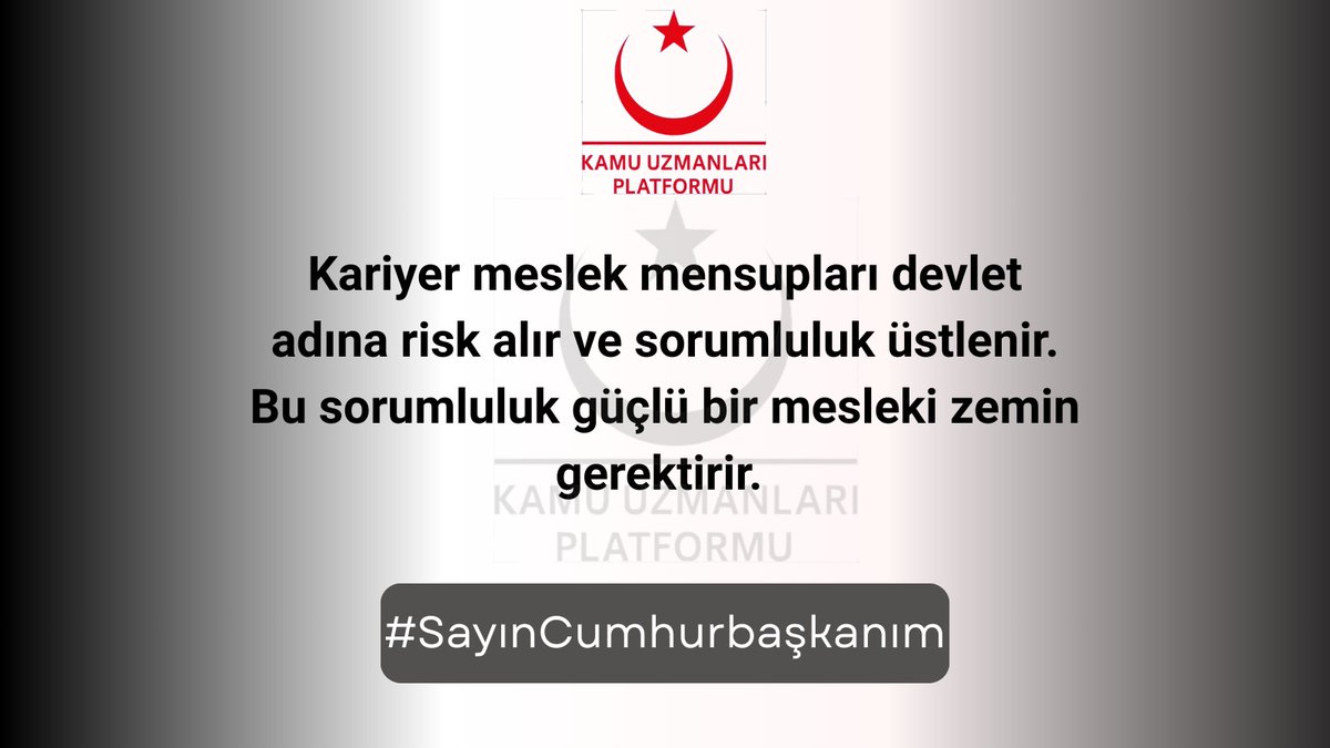 kamu_uzmanlari's tweet image. #SayınCumhurbaşkanım
