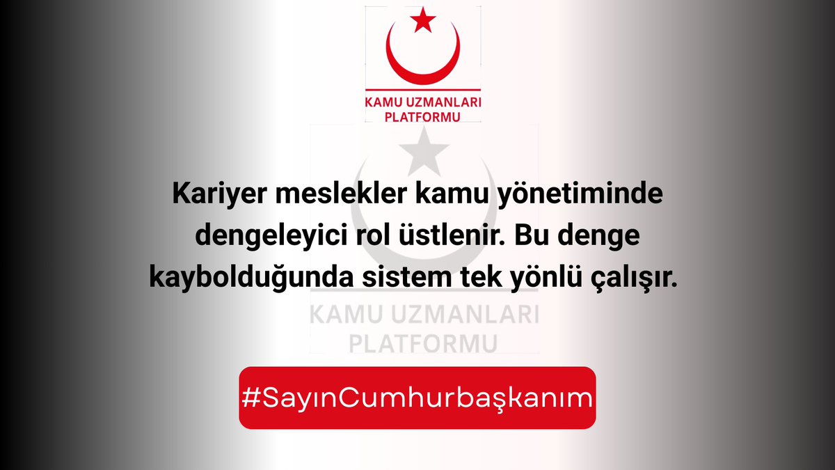 kamu_uzmanlari's tweet image. #SayınCumhurbaşkanım