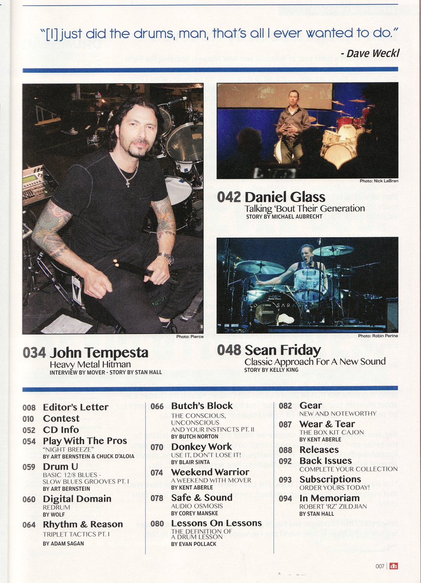 TheDEADicated's tweet image. Happy Birthday Sean!!! 🎂✨💫🔥🎁 We love you!! Have an incredible day!! ❤️
Sharing a drumhead article featuring The King!!