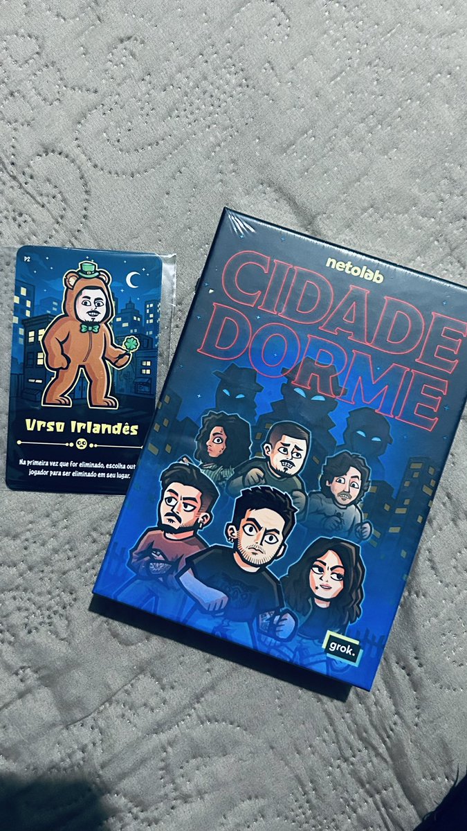 O jogo de um dos adms já chegou!! 🎉

Já garantiu o seu? Compre em: loja.grokgames.com.br/cidade-dorme-n…