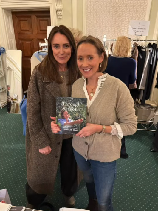 Keeley Hawes with Charlotte Gray earlier in December