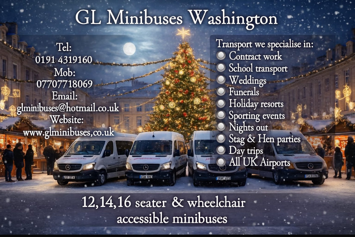 G.L. Minibuses, Washington, North East of England tweet media