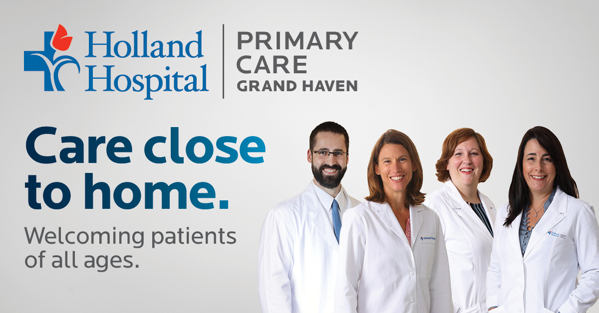 Looking for trusted care close to home? Holland Hospital Primary Care — Grand Haven is accepting new patients. From children to adults, our board-certified team is here for your family. 

Schedule an appointment at (616) 394-3200 or visit hollandhospital.org/grandhaven.