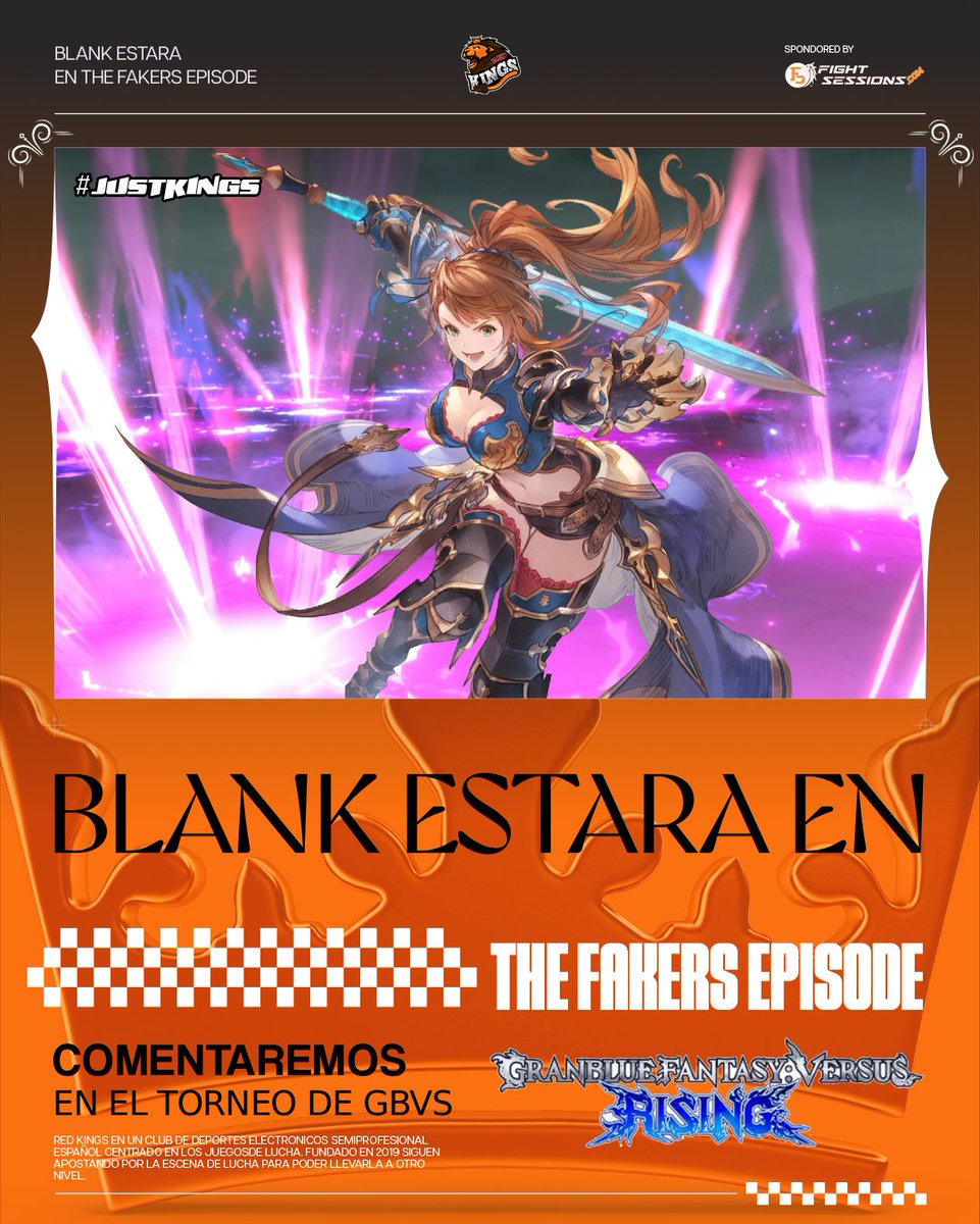 🏆 #GBVSR 🏆

Este será el último evento del año, y lo hacemos con <a href="/jmvives7/">RKS | Jmvives</a> y <a href="/abelis22/">RKS | Blank</a> compitiendo y comentando ⚔️⚔️

Una última cita para pelear cada set y despedir la temporada como se merece.

⏰ 9:00 PM
🖥️ Twitch.tv/junkyc47

💥 Mucho animo a ambos 💥

#JUSTKINGS🦁👑