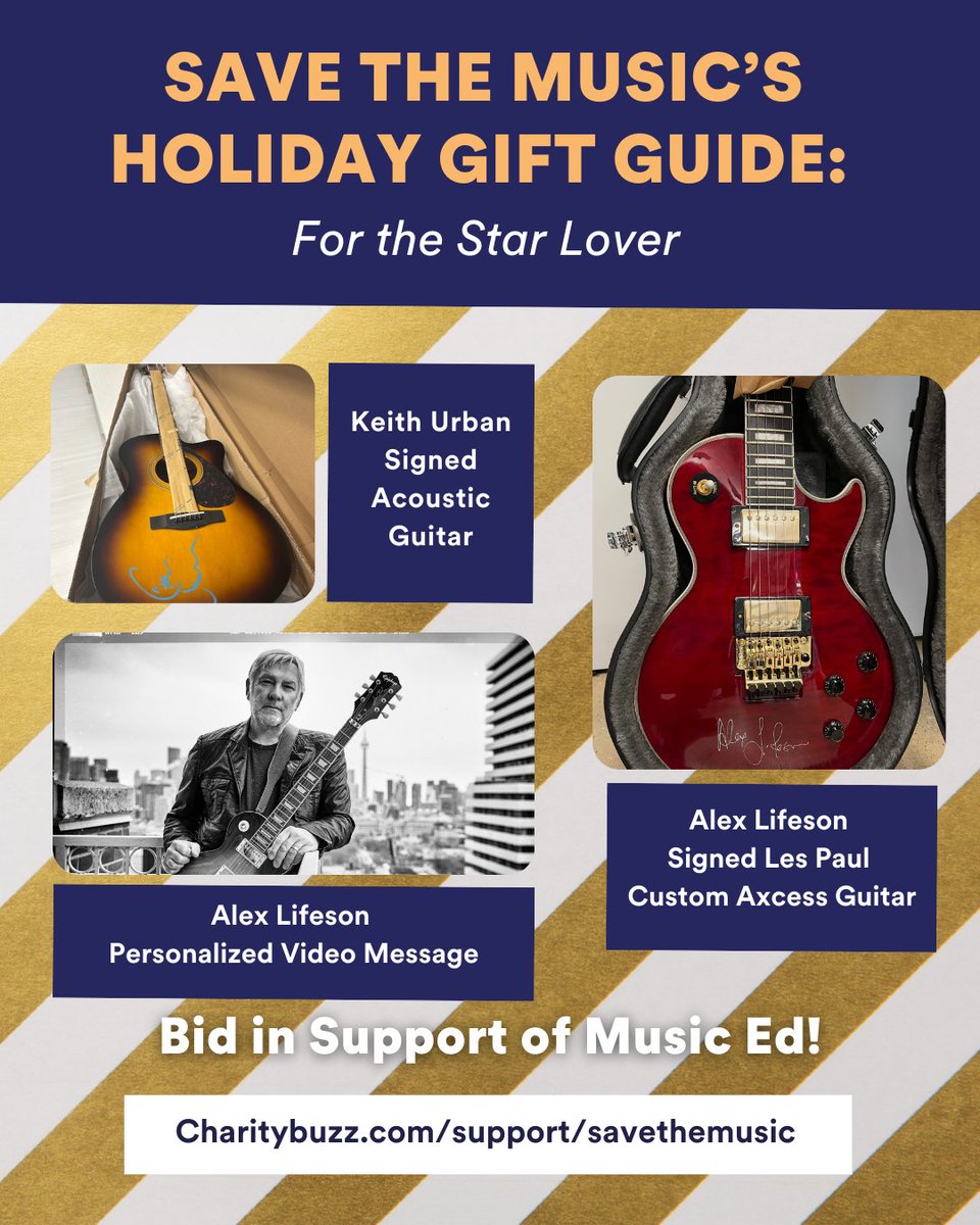 savethemusicfdn's tweet image. 🎁 Our #HolidayGiftGuide is officially live, featuring meaningful gift ideas and exclusive auction items for every kind of #music lover. Bid to support students through the power of #Musiceducation: bit.ly/3TAosqG
Reverb Shop: bit.ly/4iYJ0r0
❤️ @reverb