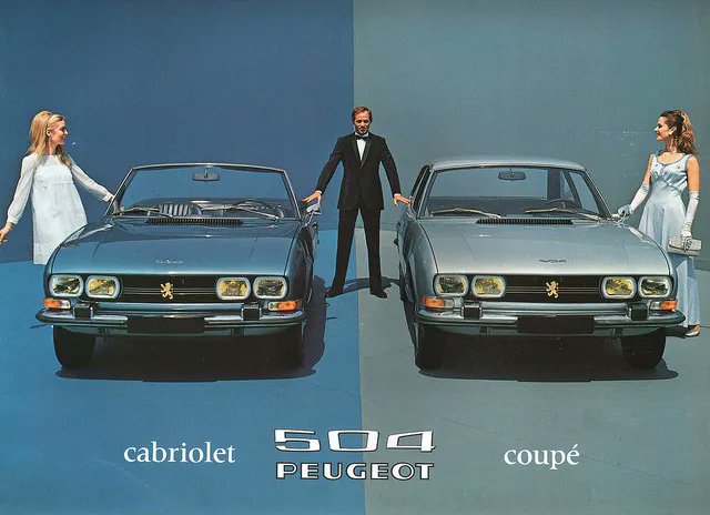 HistoryMattersX's tweet image. 🇨🇵  #Peugeot #Peugeot504

•  Peugeot 504 Cabriolet
•  Peugeot 504 Coupé

Années de Production:
Años de Producción:
Productiejaren:
Produktionsjahre:
Years of Production:

🗓️ 1969-1974

🦁 #60s #70s #Cabriolet 
🦁 #Coupé #Pininfarina