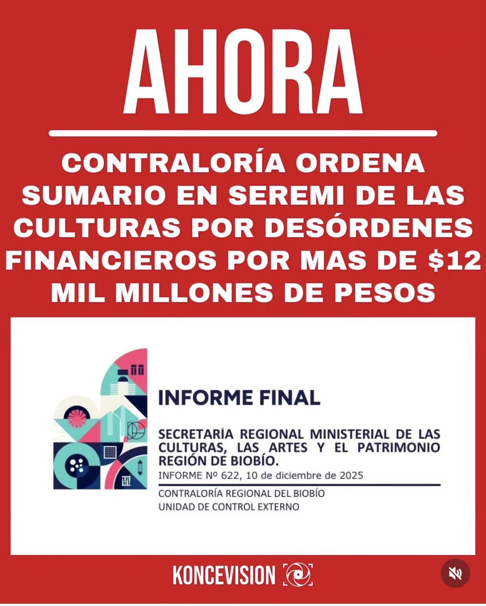 Entienden ahora por qué el 2025 este Ministerio tuvo un aumento del 45,8% del presupuesto? Debe haber sido la caja pagadora de los amigos de la #IzquierdaMiserable que hoy nos gobierna.