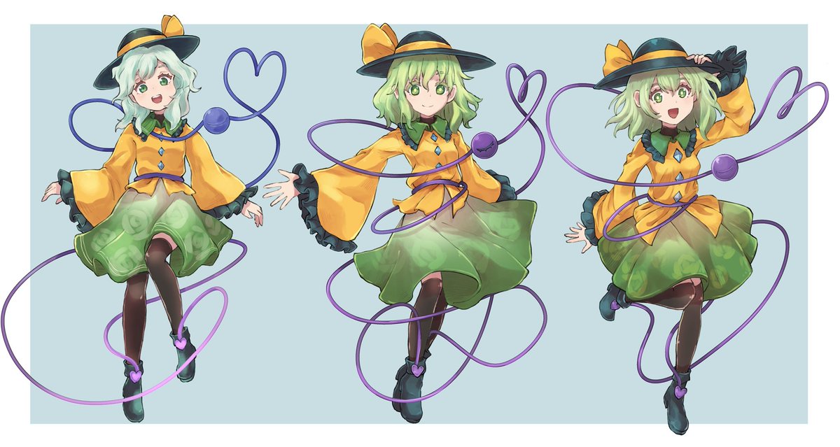 深秘録のこいしちゃんに黒ニーソ履かせたのが好きです