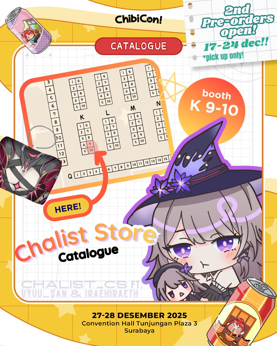Iraehiraeth's tweet photo. UPDATED #CHIBICON CATALOGUE &amp; NEW ITEMS preo-orders open. GET YOUR BOOBAS NOW at K 9-10 [Likes, share &amp; saves are appreciated ❤️]
#creatingcreators #chibicon2025
pt. 1 https://t.co/f8petyntxS
