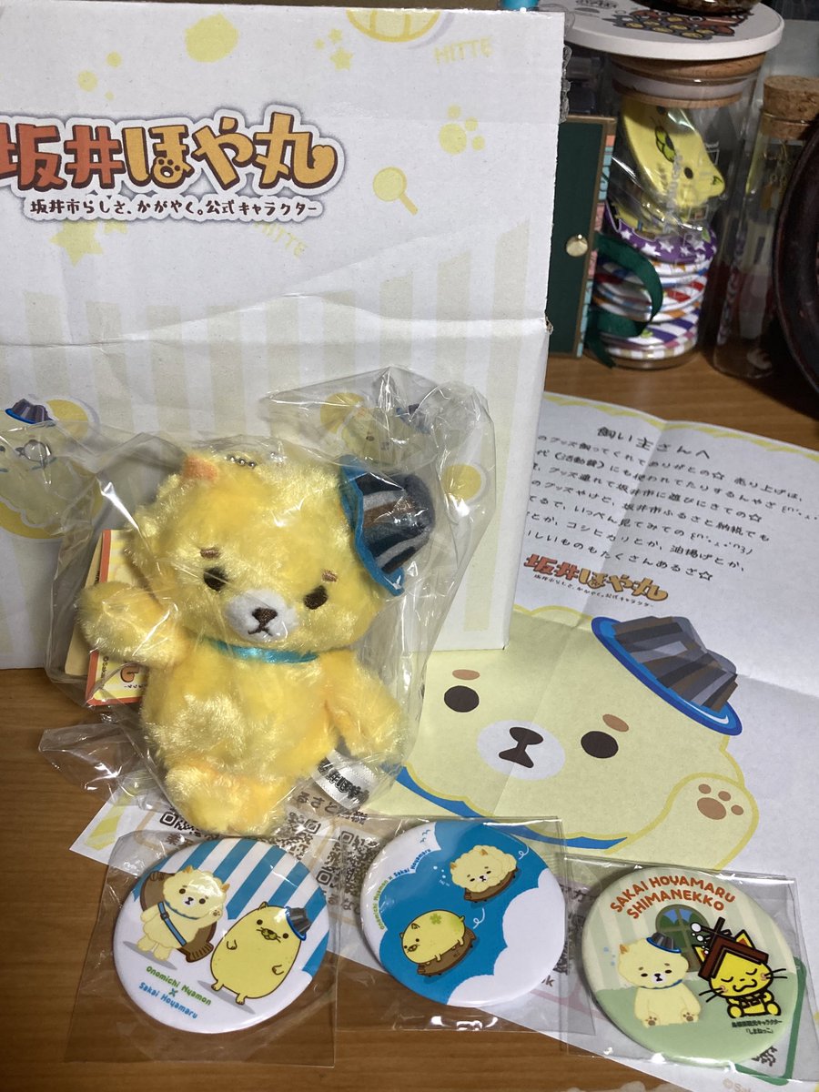 早めのクリスマスプレゼント🎁
･:*+.\(( °ω° ))/.:+が到着
ほやほやの
ほや丸
ほやほやほわほわの
ぬいぐるみ可愛い
#ゆるキャラ