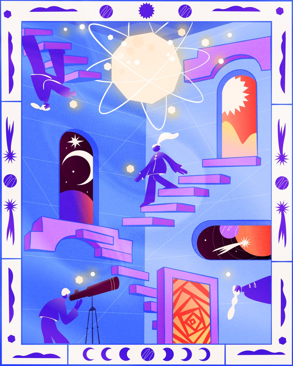 AmadineApp's tweet photo. Holidays are coming and it's high time to step into the surreal! Where do these stairs lead? Up, down, or somewhere beyond reality? 
#amadineapp #digitalpainting #digitalart #digitalillustration #vectorillustration #vectorgraphics #vectordrawing #vectorimage #vectorwork https://t.co/p8x90Ylv3o