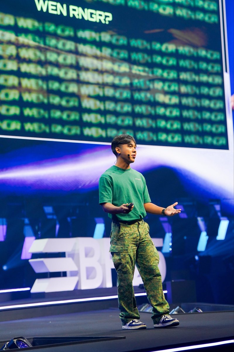 1/

Rangers, fall in! ⚔️

In case you missed it, here’s a quick debrief of Ranger’s keynote at <a href="/SolanaConf/">Solana Events</a>:

- New perp venue integrations
- $rgUSD
- <a href="/MetaDAOProject/">MetaDAO</a> ICO