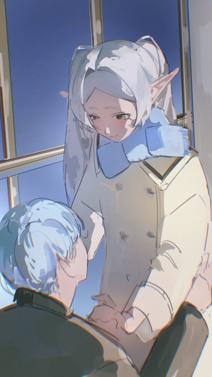 71/100 #フリーレン #フリーレンFA 

DAY 3: 12 days of frieren!
baby it's cold outside