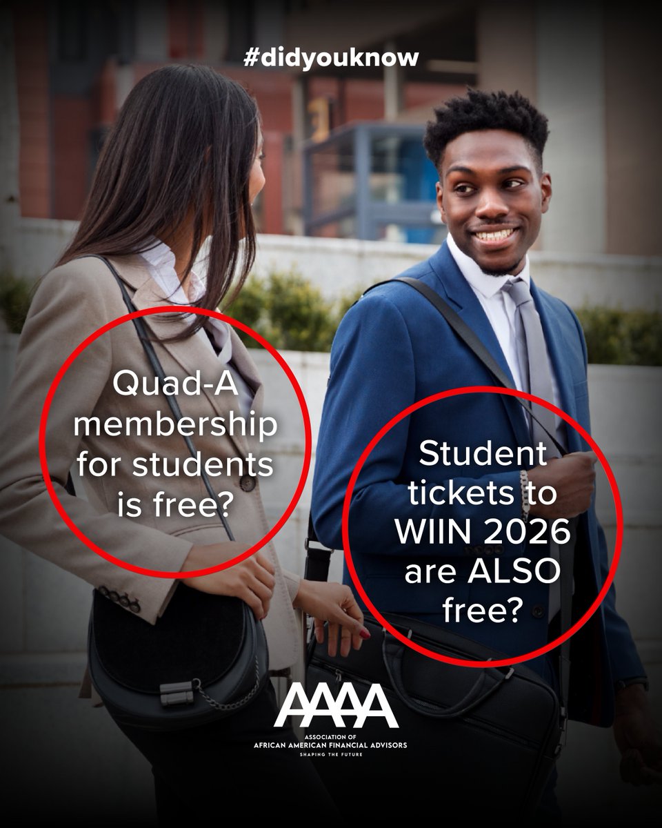 Association of African-American Financial Advisors tweet media