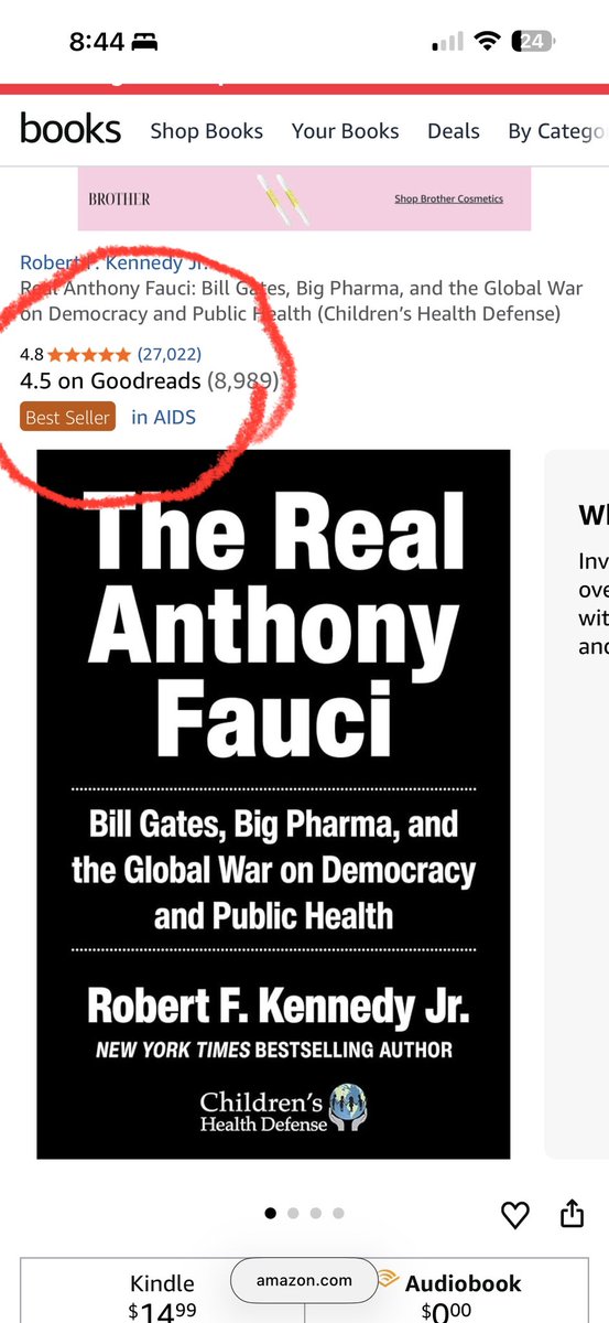 thePolymathic's tweet photo. @KrutikaKuppalli Odds are? He wrote a whole fucking book about it. It’s called a real Anthony Fauci. https://t.co/BbGtQYniFZ