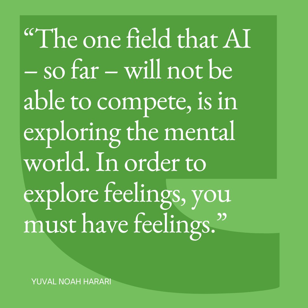 harari_yuval's tweet photo. AIs might already be better than us in recognizing emotions – but as long as they don't feel emotions themselves, we still have a huge advantage in really understanding what these emotions are. https://t.co/uJYqCozXfq