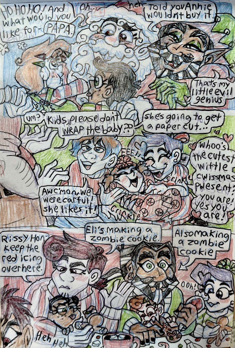 More fankid Christmas slop no one asked for 😂
#fairlynormalparentsAU #perriris #perirep 🎄🎅🏻