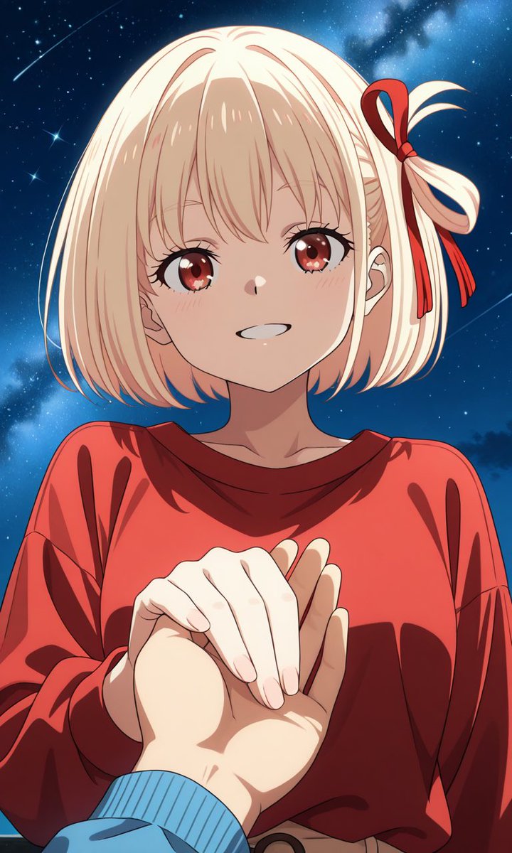 今夜の千束🥹 今日のイラストはこの辺で・・・。 #AI #ChatGPT #非公式