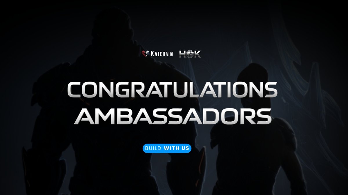 KaiDotNow's tweet image. Congratulations to our newly selected Ambassadors.

You’ve been chosen to represent the values, vision, and direction of the ecosystem.
Your role is to support the community, strengthen communication, and help shape what comes next.

This is just the beginning.
Let’s build —