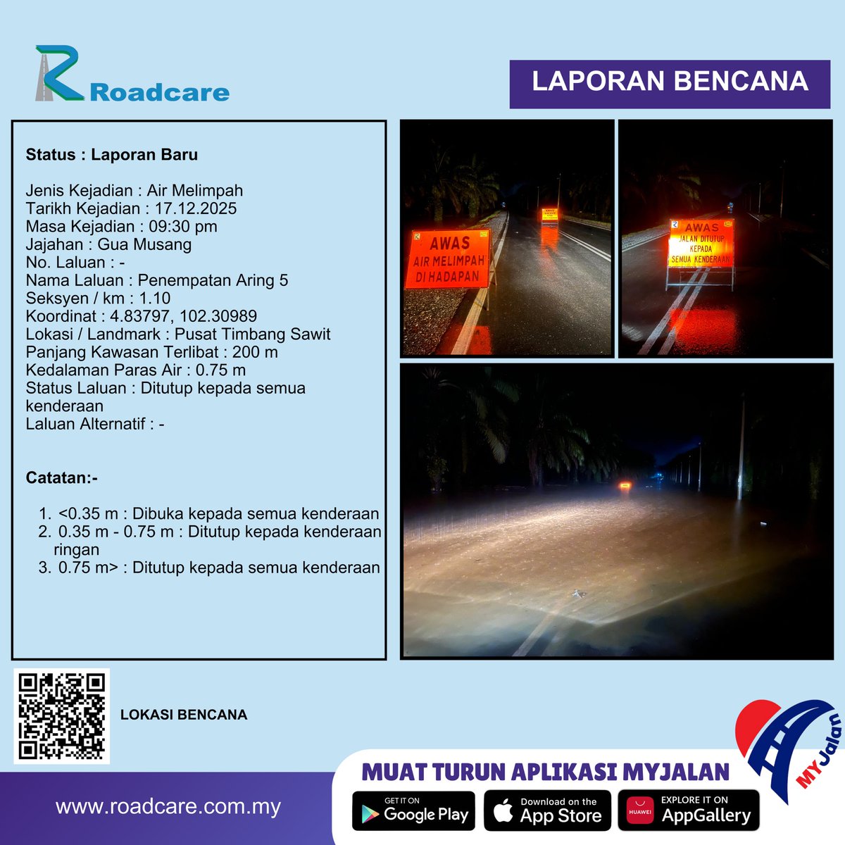 Roadcare Gua Musang tweet media