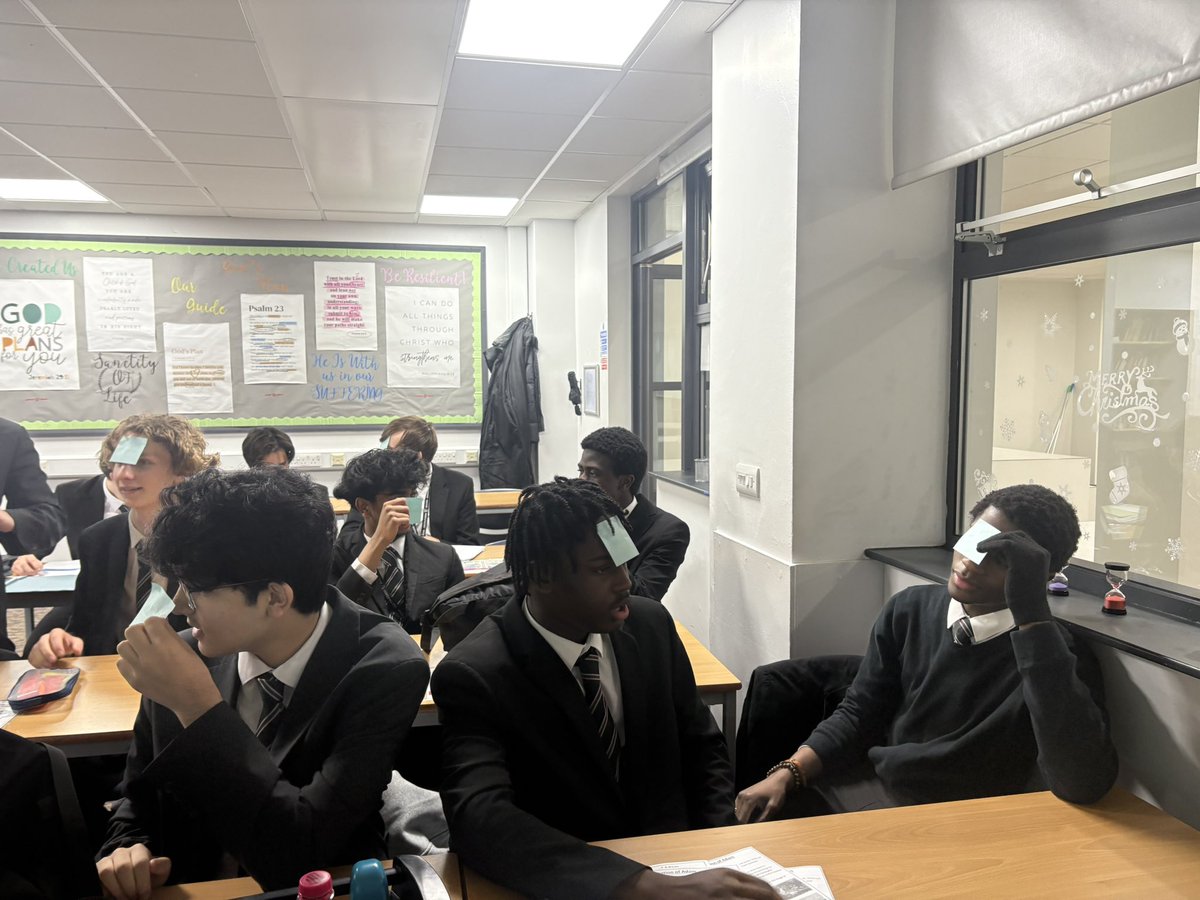 RE at St Cuthbert's High School tweet media