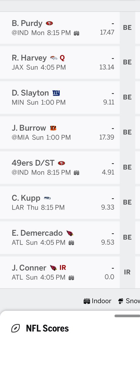_____julesss's tweet image. Struggling to make a qb decision. Don’t like Stafford in a divisional matchup where the division is still up for grabs, IN Seattle. Colts aren’t a bad defense either and hard to trust Burrow right now. Not sold on playing Terry, either. #FantasyFootball #fantasyplayoffs