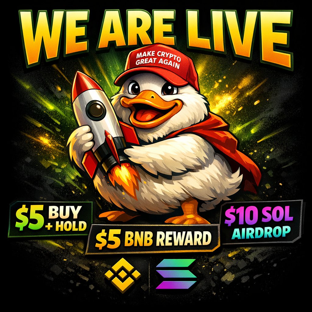 🚀 LAUNCHED 🚀 
pump.fun/coin/7nAxyYgCM…
 First 100 buyers who purchased at least $5 and HOLD can send their screenshot under this tweet. 
  We will send $5 worth of BNB MAGA to selected early supporters.  
✅ RT this tweet 
🎁 5 random retweeters and people like this tweet will