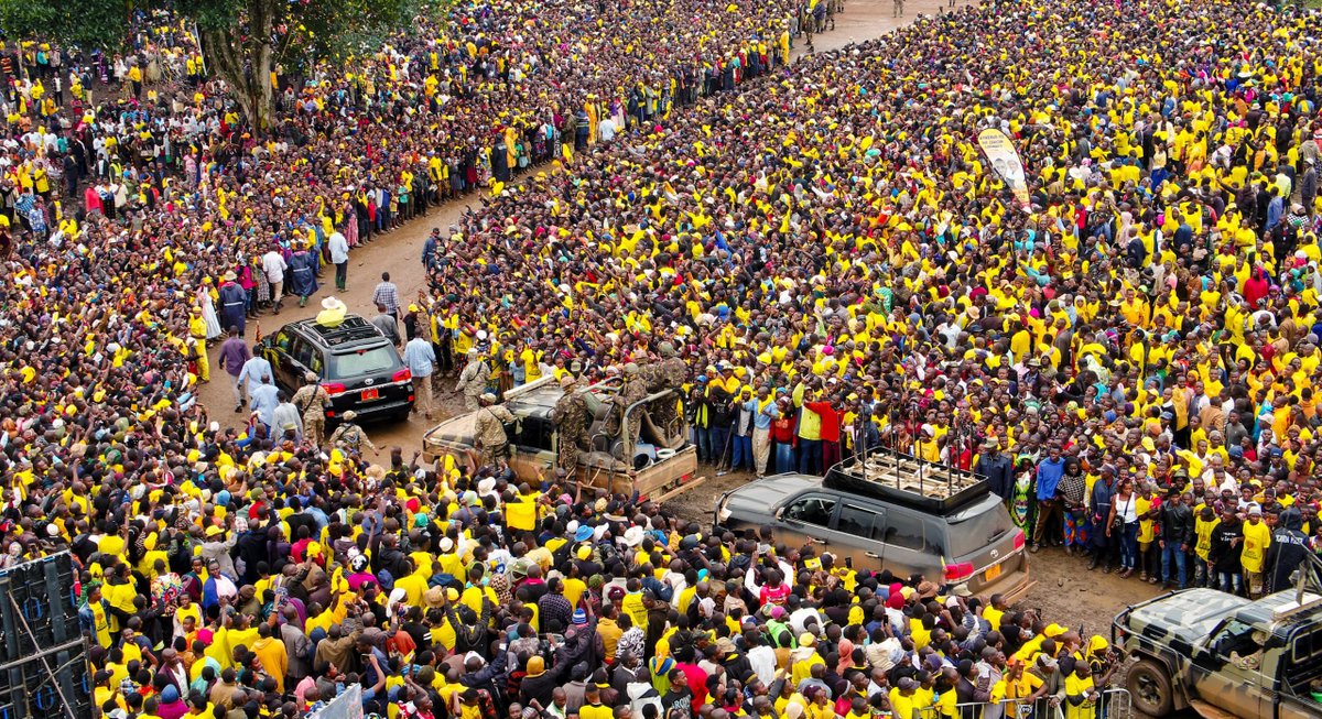 In Kassanda District, I cautioned our people not to repeat the mistake of the last election by voting for opposition leaders who make promises but do not deliver. I thank the people of Kassanda for turning up in large numbers despite the rain. The NRM plan remains clear: every