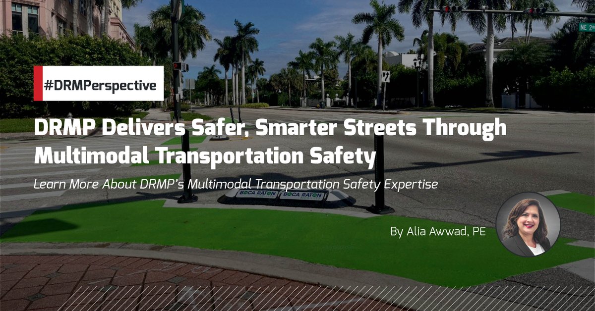 DRMP is building safer, more connected streets through data-driven multimodal planning and community input. Learn more from Alia Awwad, PE, in #DRMPerspective:drmp.pulse.ly/vng171d0od