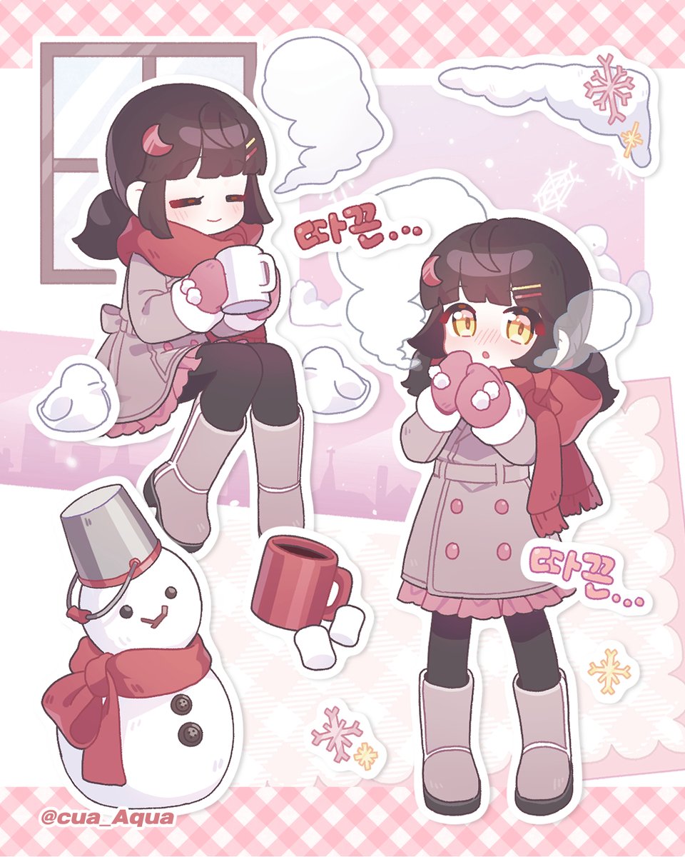 서일페 인물스티커 신상
❄루나의 겨울 나기