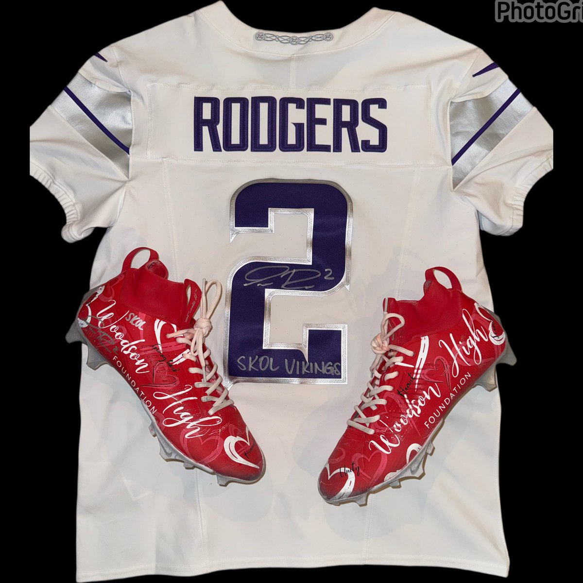 Signed Jersey ( framed ) and signed Cleats…….. 
LINK COMING SOON
