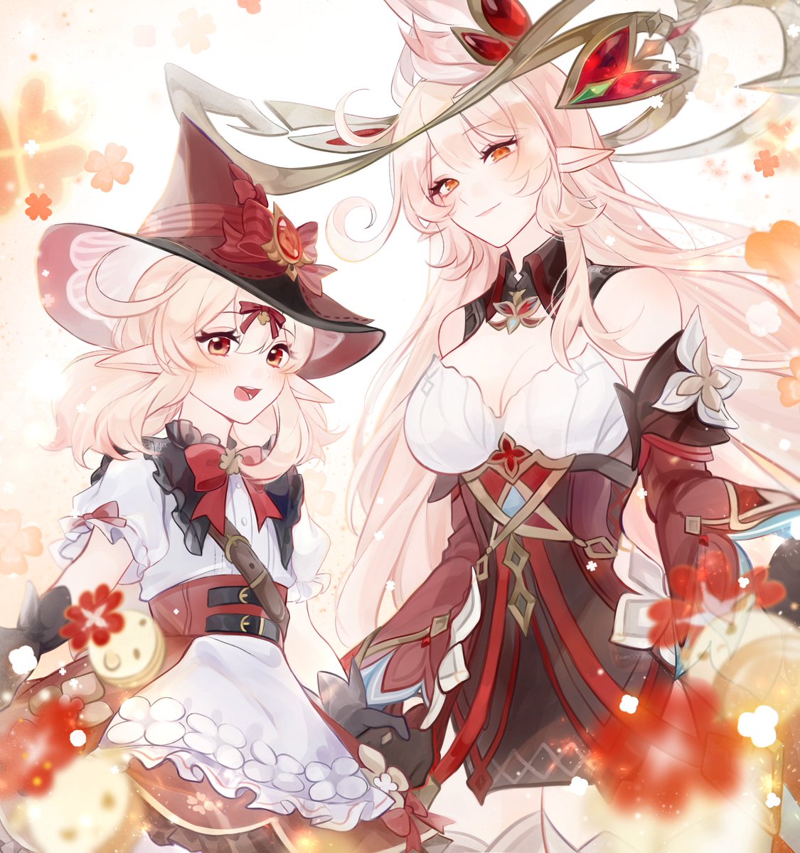 nem00chiiya's tweet image. 🍀#Klee #Alice #GenshinImpact #原神