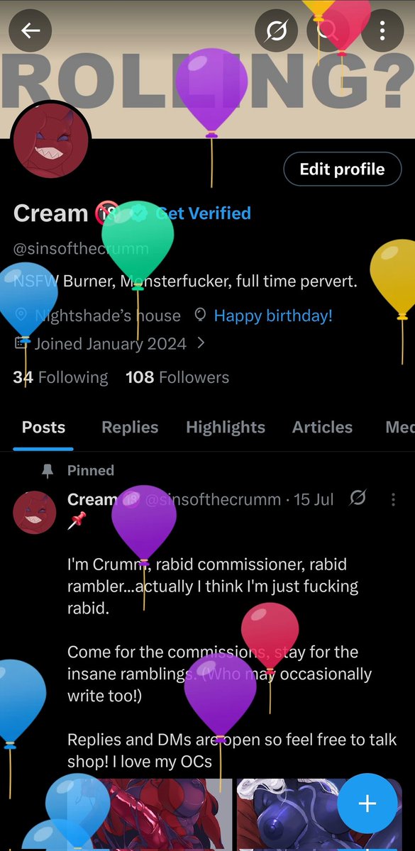Not fond of balloons