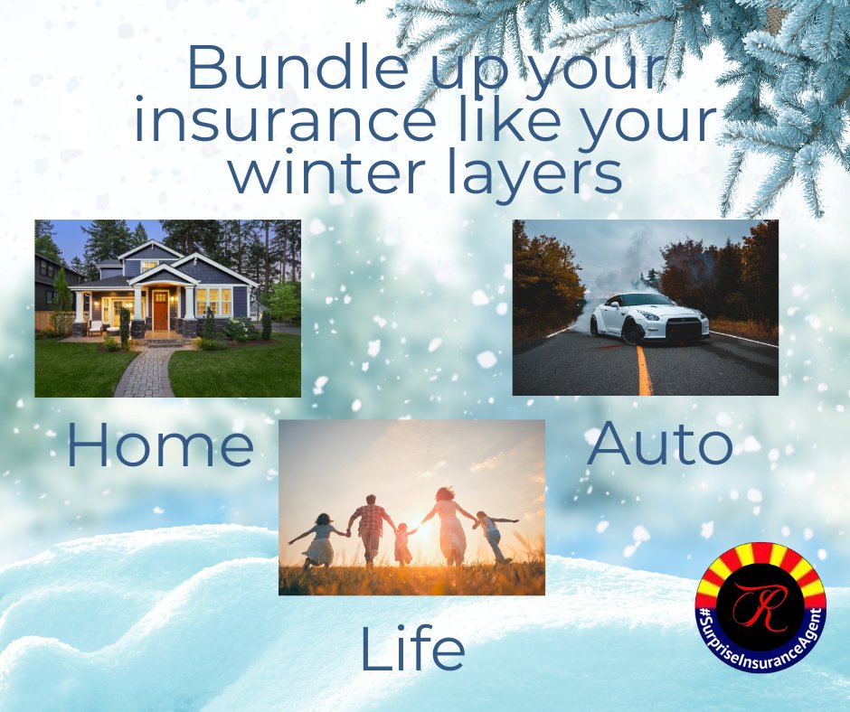 Don't forget to bundle up your insurance!

#Winter
#SurpriseInsuranceAgent