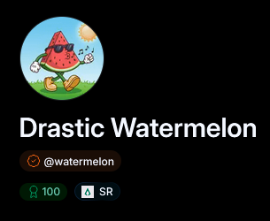 Drastic Watermelon tweet media
