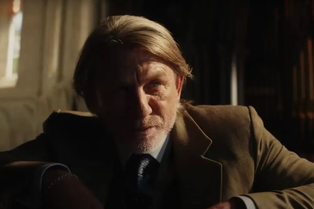 They had Daniel Craig looking extra Shelby Foote-ish in Wake Up Dead Man