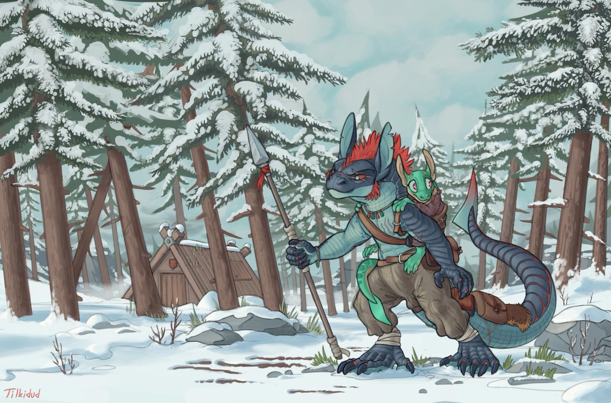 Frozen forest

Full illustration commission for freewheels!