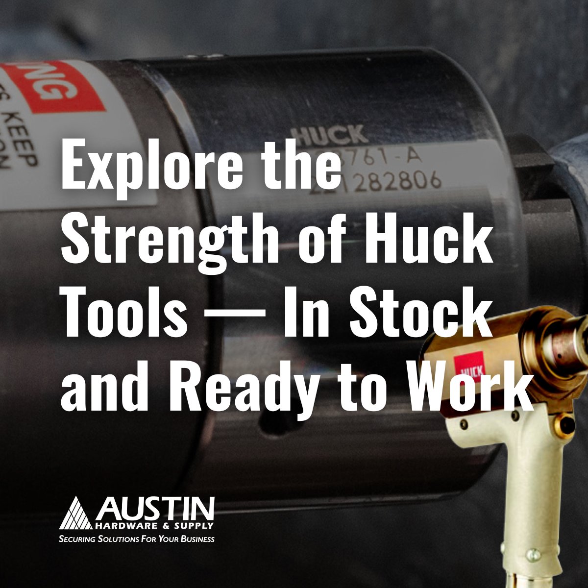 AustinHardware's tweet photo. As an official Huck distributor partner, we’ve invested heavily in stocking a wide range of Huck hydraulic, pneudraulic, and battery-powered tools—all in stock and ready to ship nationwide, with no long lead times.

👉 Explore our Huck tools: https://t.co/2h4j3IPLYS https://t.co/zZtKMxX1pW