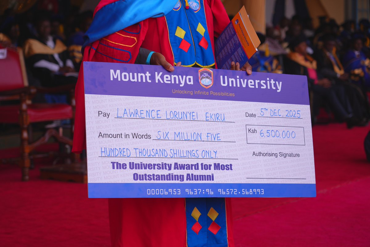 Odero__C's tweet photo. MKU has committed itself to recognizing impactful people in and out of the country. #MKUGiftsTruphena https://t.co/Wevtm1zHx7