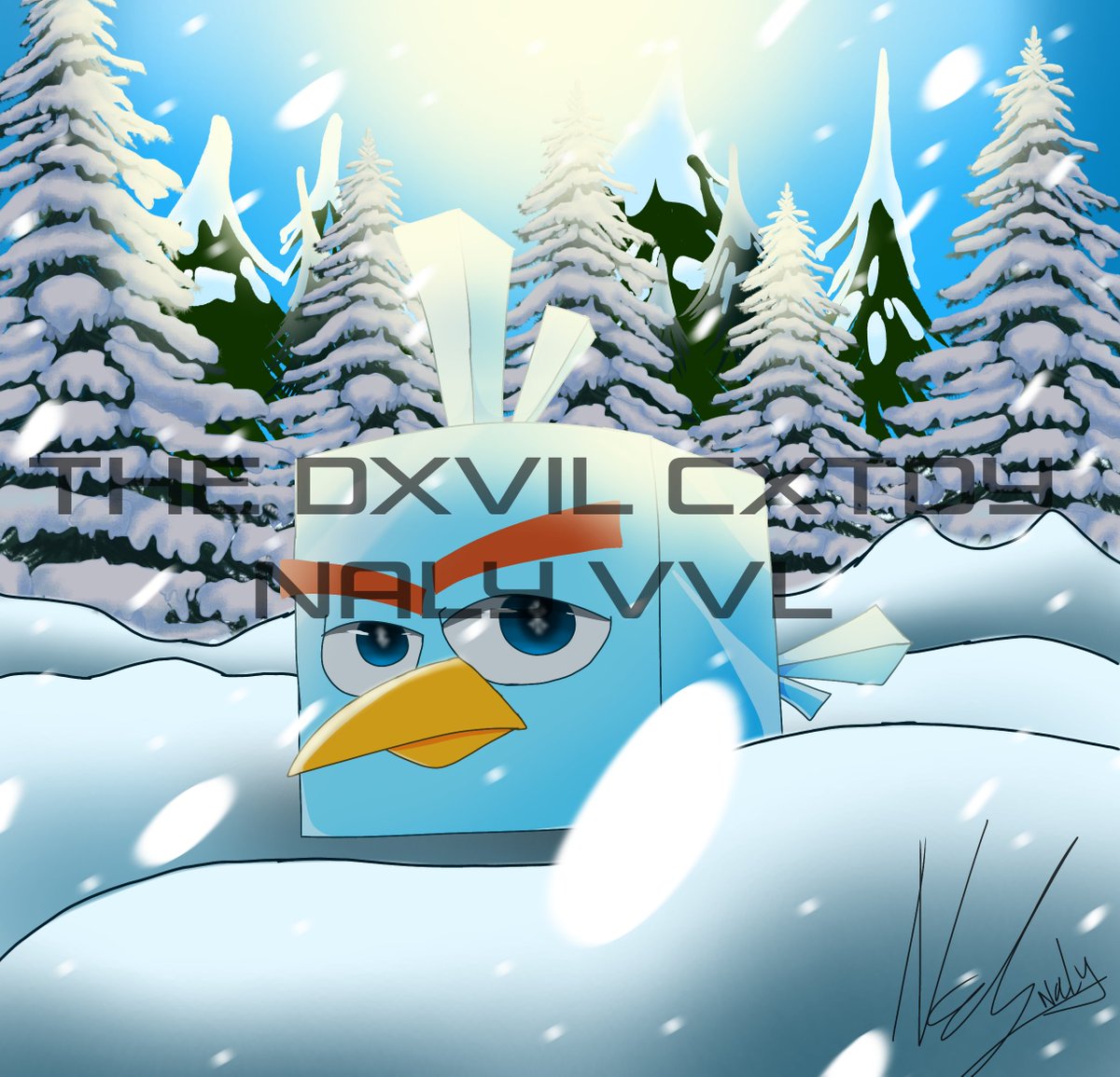 Angry_Kawaii's tweet photo. Ice bird with the fallen snow ❄️🧊 
(Reposted)
@AngryBirds 
#angrybirds #angrybirdsFART #angrybirdsfanart #angrybirdsspace #icebird #angrybirdstoons #fanart #snow #winter #artwork #mystyle #white #lightblue #fallen #ice #myart https://t.co/XUormp6sAz